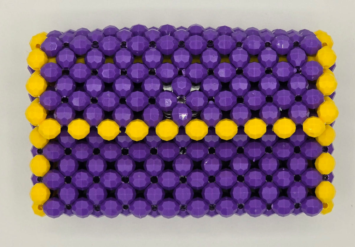 TXL Purple & Yellow Wallet - Made in HTX